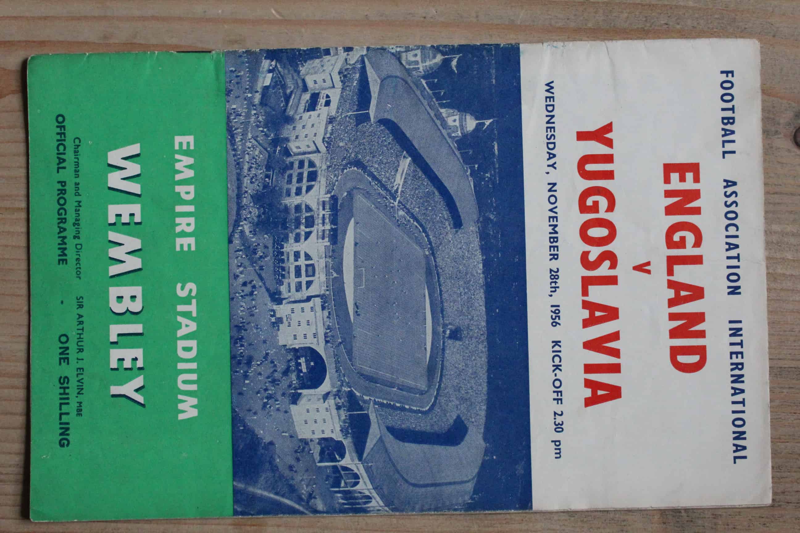 England v Yugoslavia